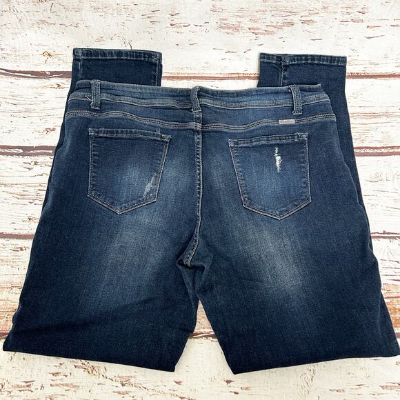KANCAN High Rise Distressed Skinny Jeans Sz 2XL 18W - Picture 7 of 7